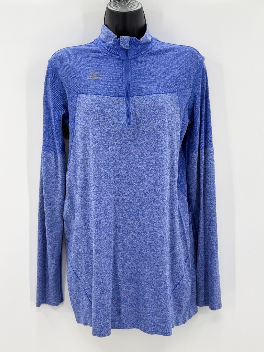 Mizuno Womens Seamless 14 Zip Volleyball Jacket M/L Medium Blue Pullover 440631